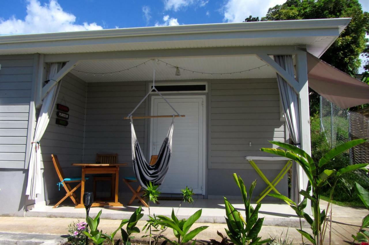 Or Bleu-Bungalow Volcan Soufriere-Vue Sur Mer Сен-Клод Экстерьер фото
